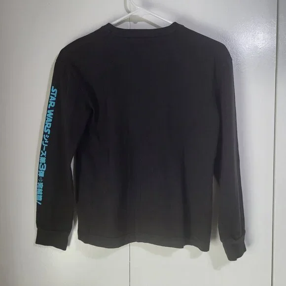 GAP Teen x STAR WARS SZ 10 Moonless Night LS Graphic T Shirt Return of the Jedi - Picture 2 of 9